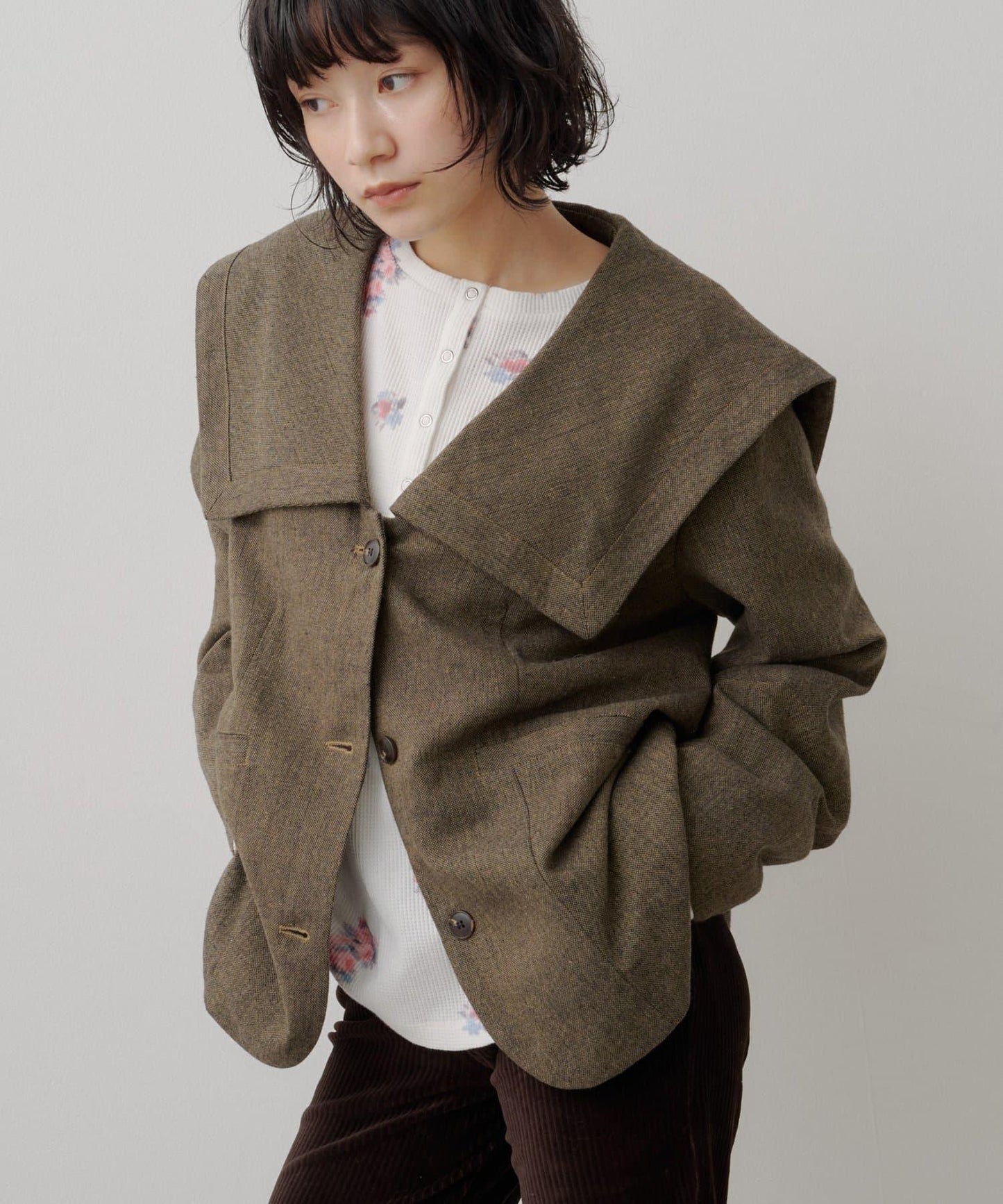 2026AW目錄 粗花呢水手服夾克