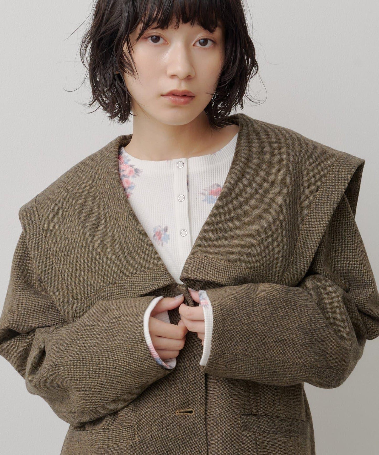 2026AW目錄 粗花呢水手服夾克