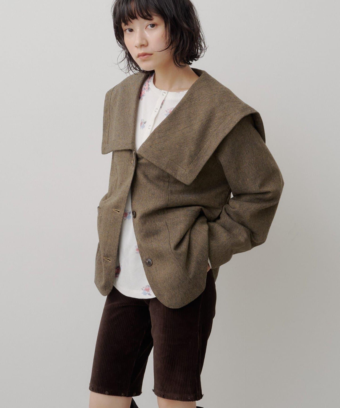 2026AW目錄 粗花呢水手服夾克