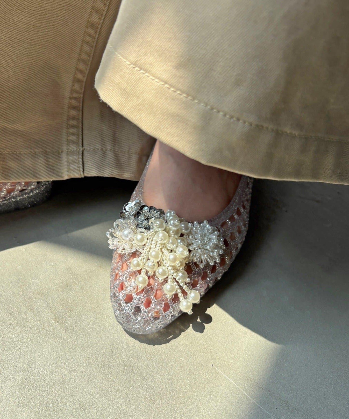 珠寶涼鞋