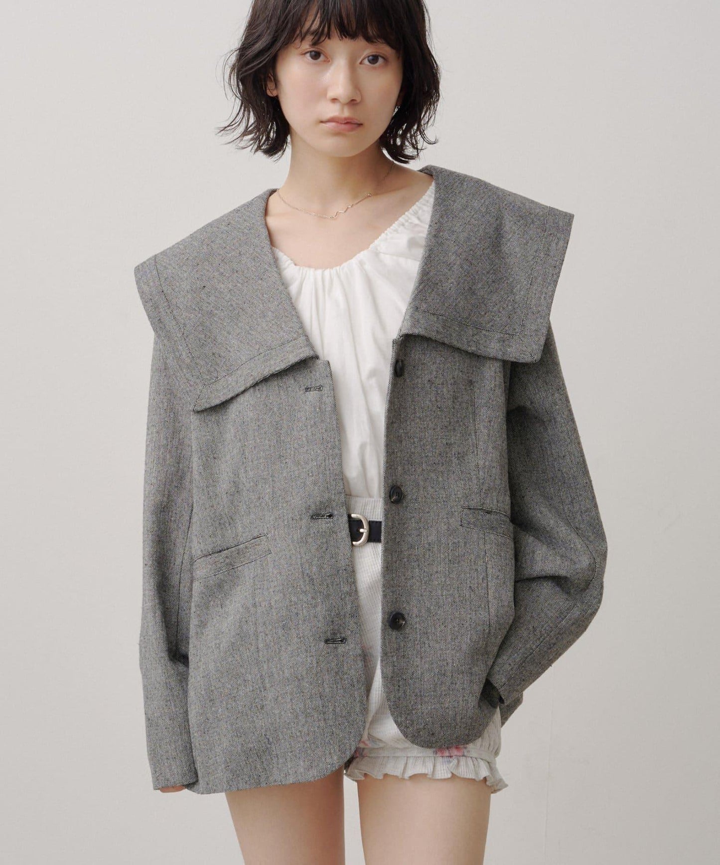2026AW目錄 粗花呢水手服夾克