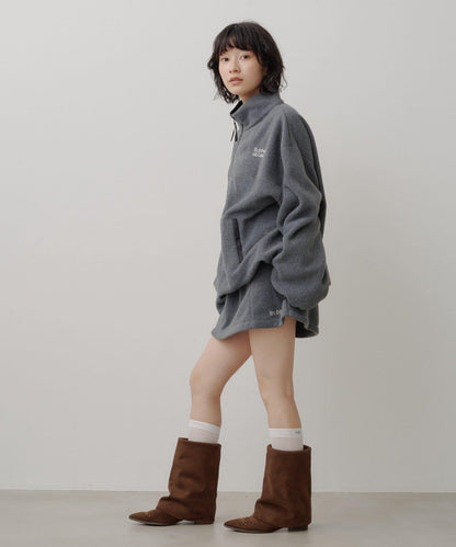 【2026AW/套裝搭配】抓絨迷你半身裙