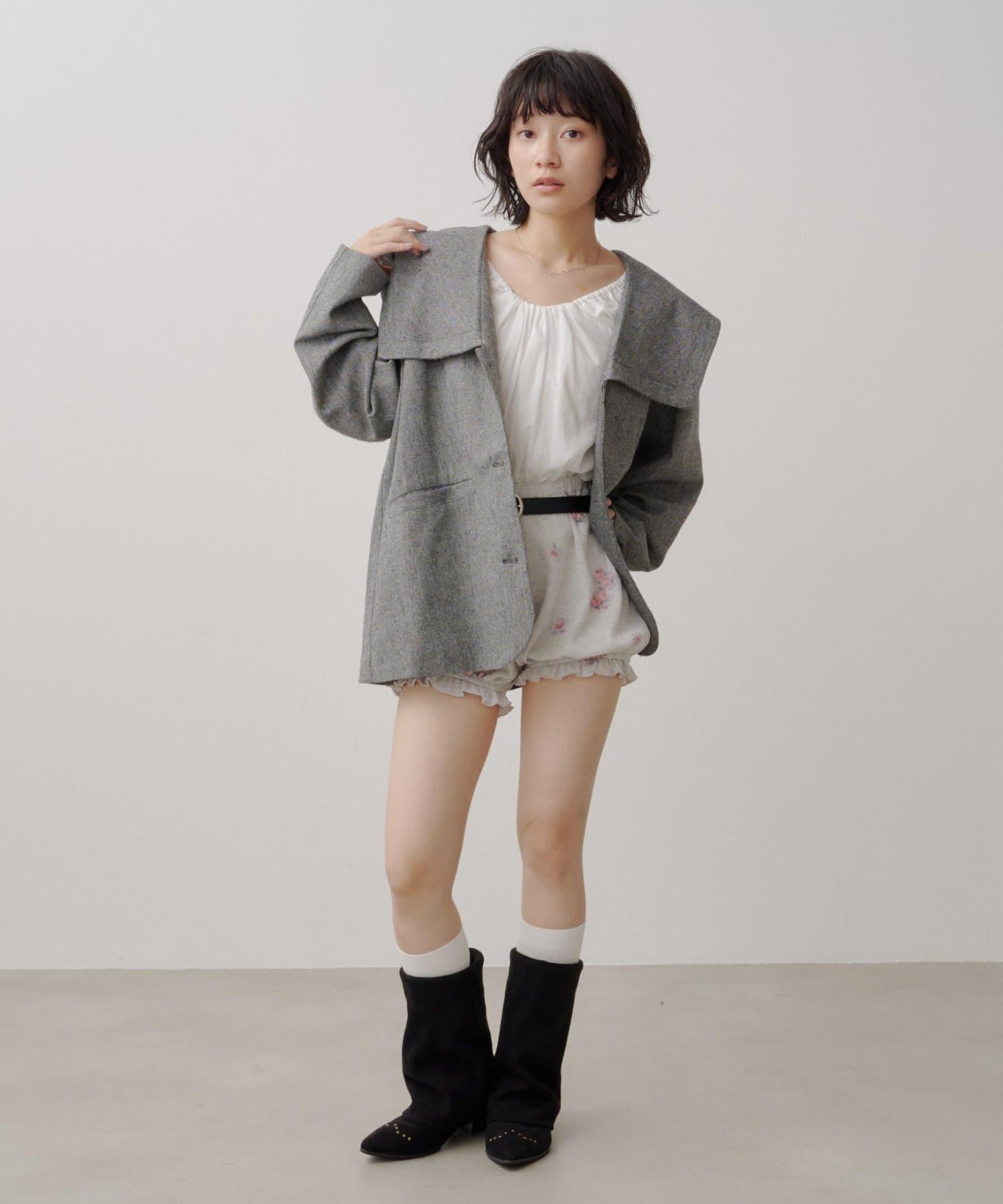 2026AW目錄 粗花呢水手服夾克
