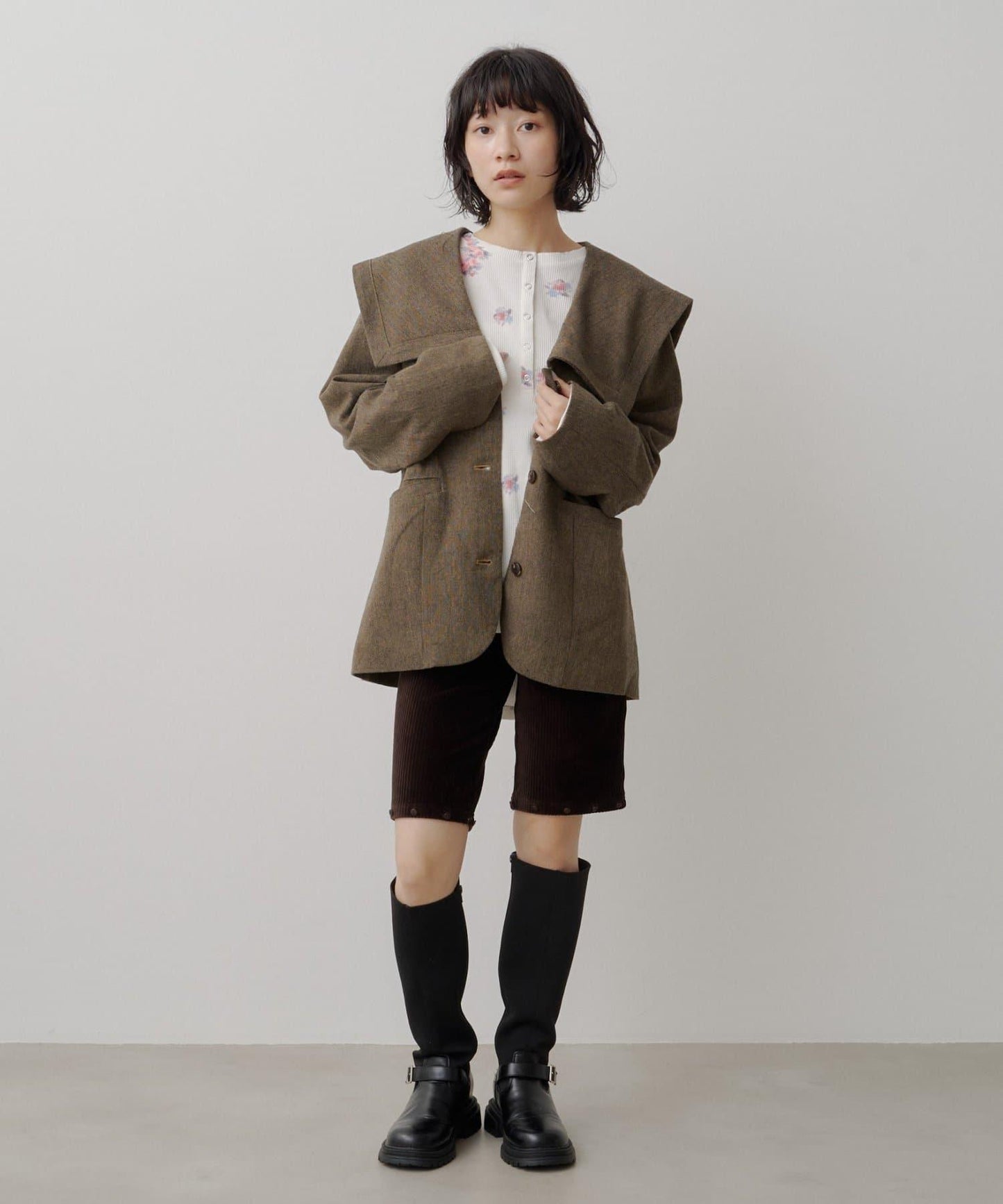 2026AW目錄 粗花呢水手服夾克