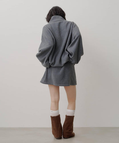 【2026AW/套裝搭配】抓絨迷你半身裙