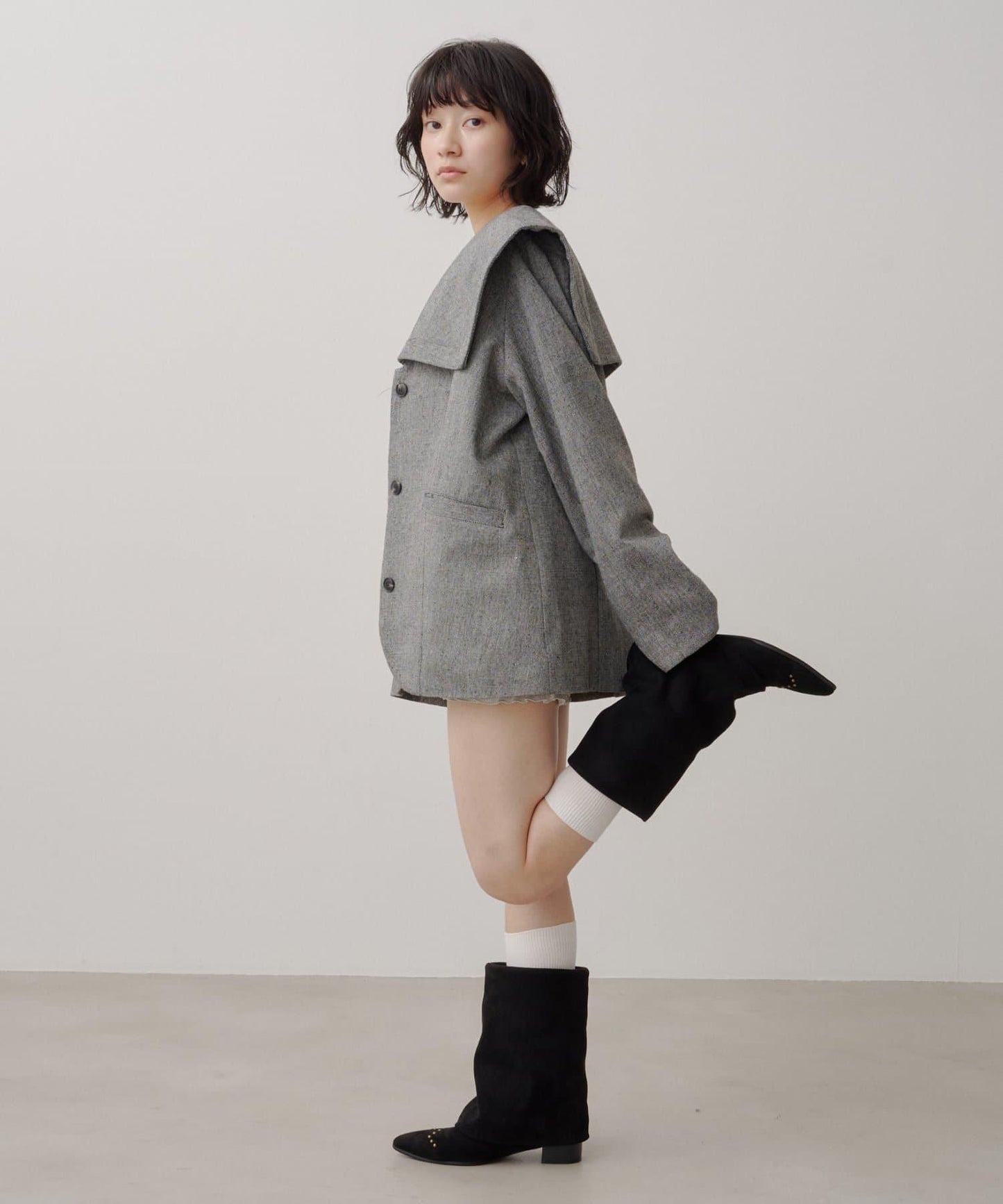 2026AW目錄 粗花呢水手服夾克
