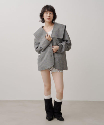2026AW目錄 粗花呢水手服夾克