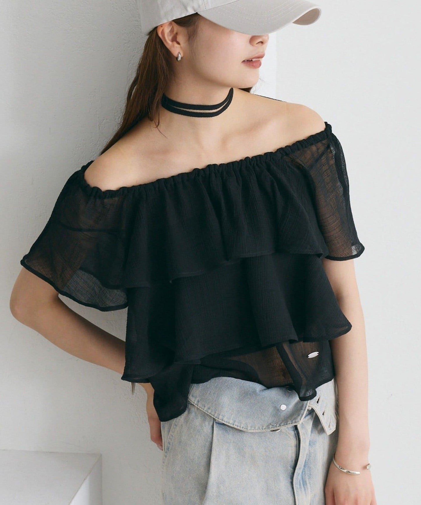 26AW 荷葉邊層疊襯衫