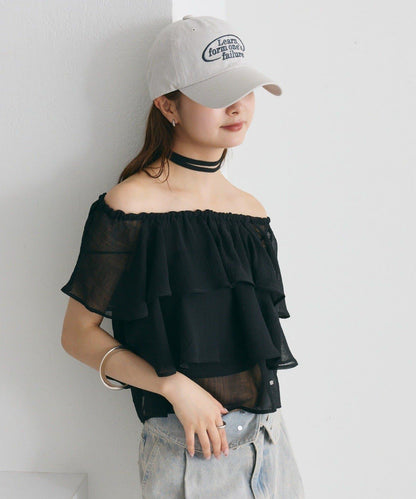 26AW 荷葉邊層疊襯衫