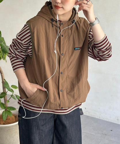 尼龍連帽馬甲