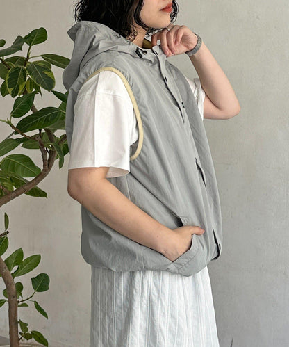 尼龍連帽馬甲