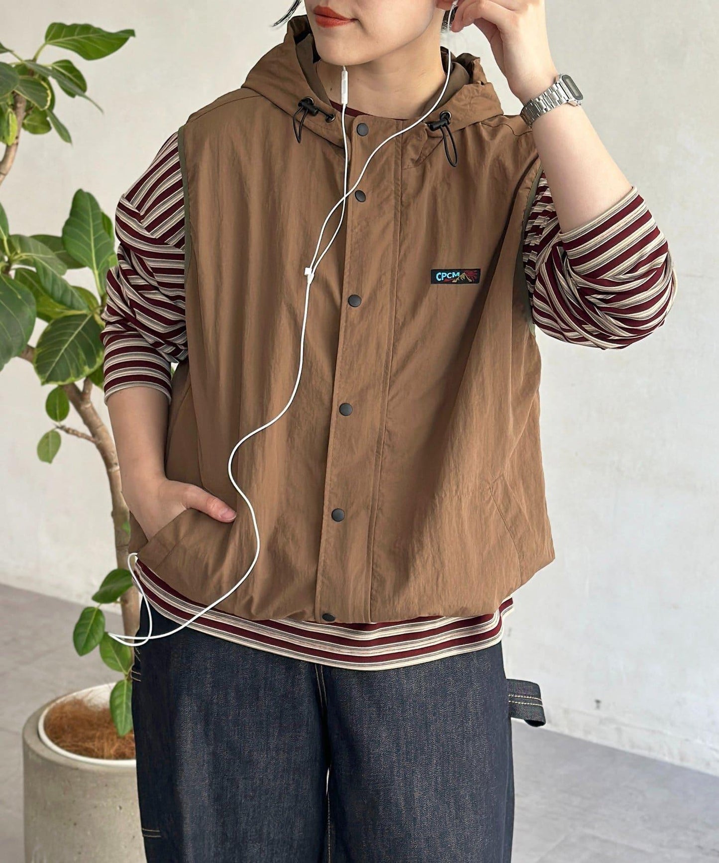 尼龍連帽馬甲