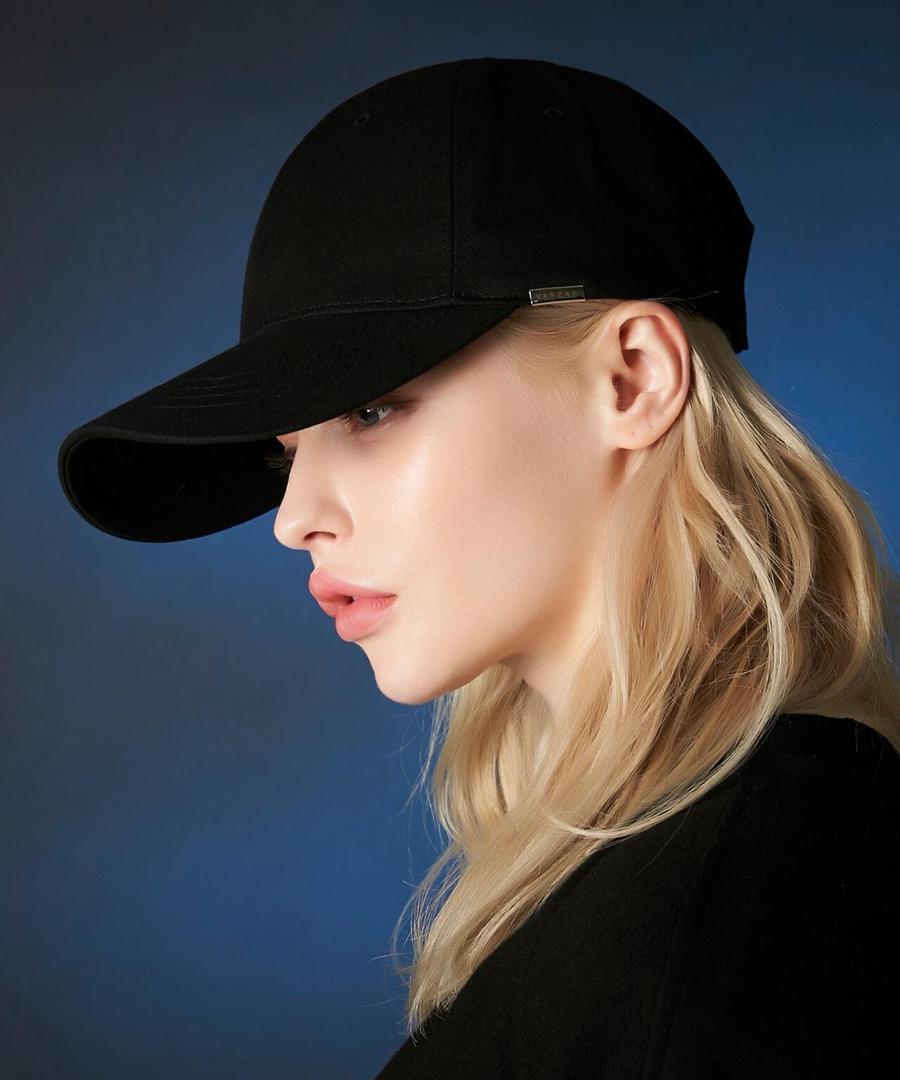 VARZAR/バザール/Stud logo over fit ball cap