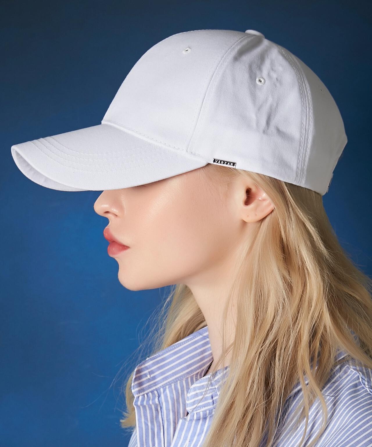 VARZAR/バザール/Stud logo over fit ball cap