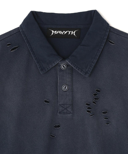 MAVYTH/メヴィス/ASID WASH DAMAGE POLO SHIRTS