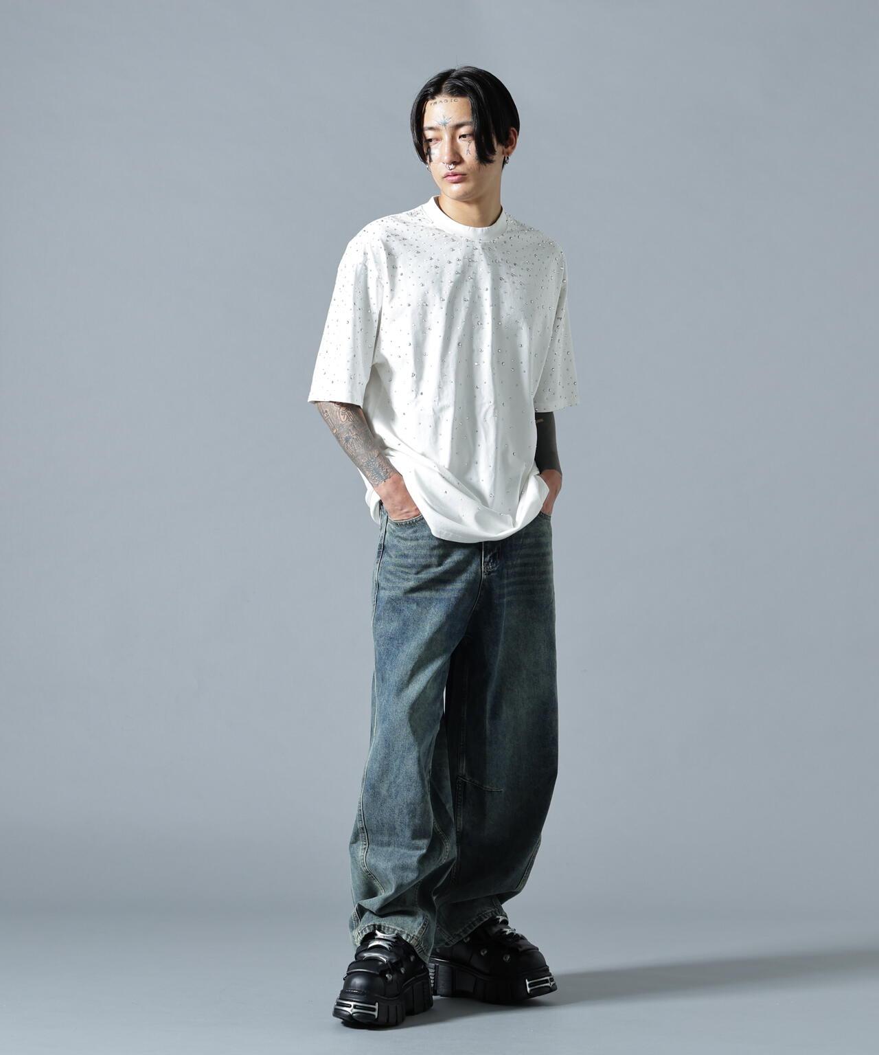 MAVYTH/メヴィス/RHINESTONE TEE