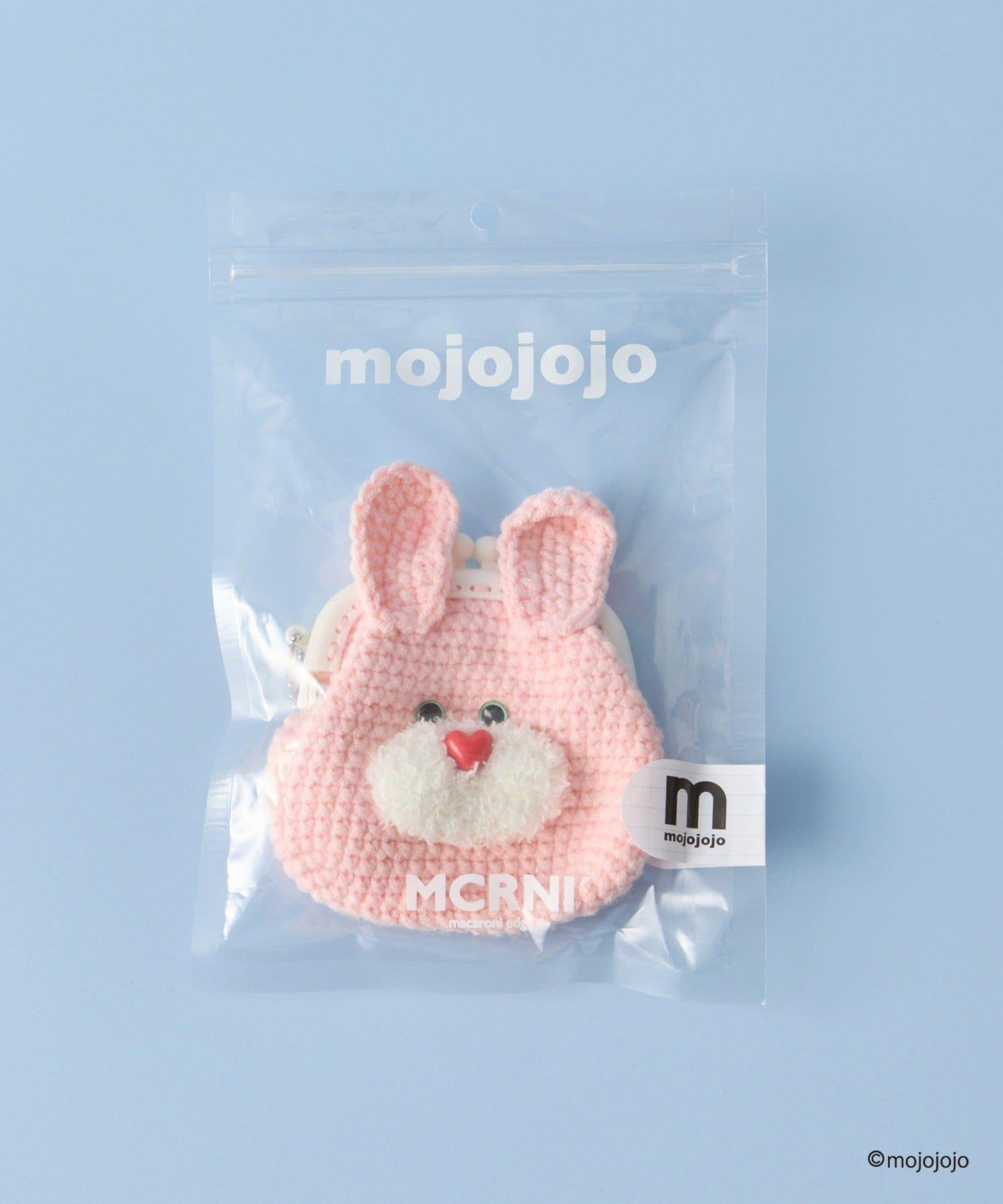 mojojojo×macaroni edge 毛線口金包