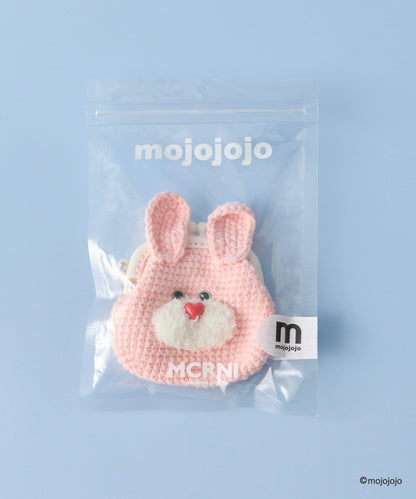 mojojojo×macaroni edge 毛線口金包