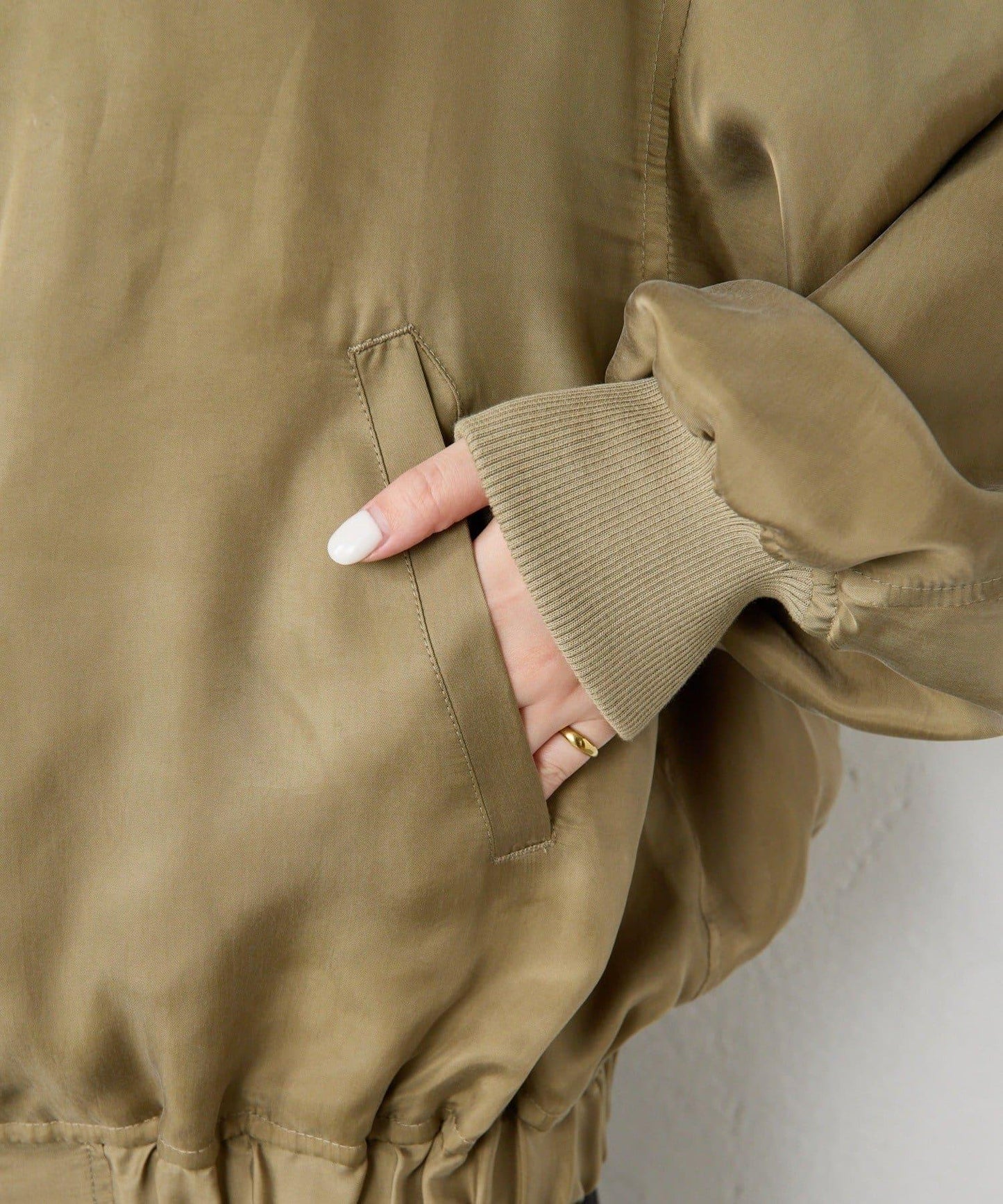 SACHIKO聯名 銅氨絲拉鍊夾克
