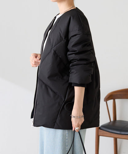 TAION聯名款 無領帶圍巾羽絨服