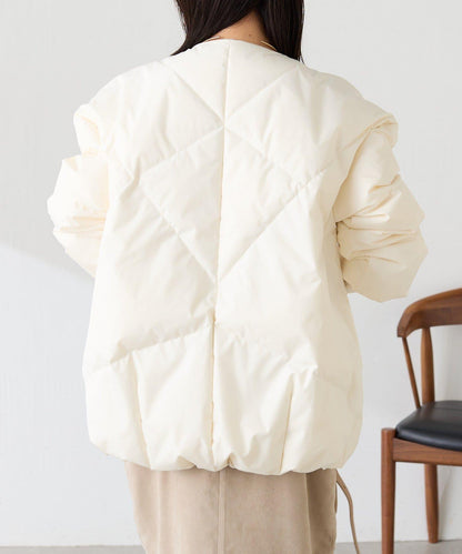 TAION聯名款 無領帶圍巾羽絨服