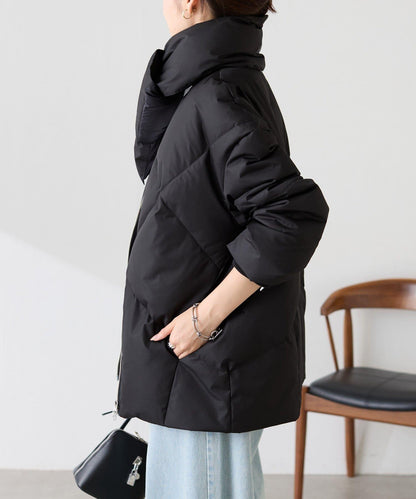 TAION聯名款 無領帶圍巾羽絨服