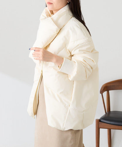 TAION聯名款 無領帶圍巾羽絨服