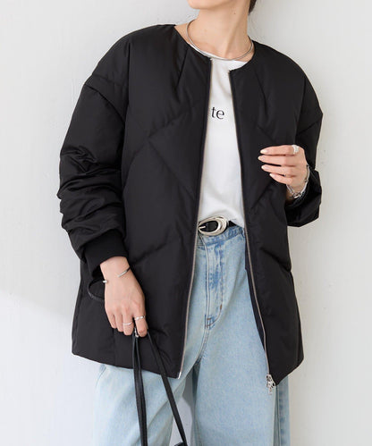 TAION聯名款 無領帶圍巾羽絨服