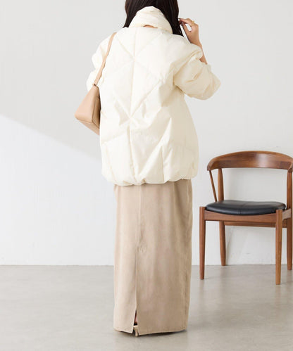 TAION聯名款 無領帶圍巾羽絨服