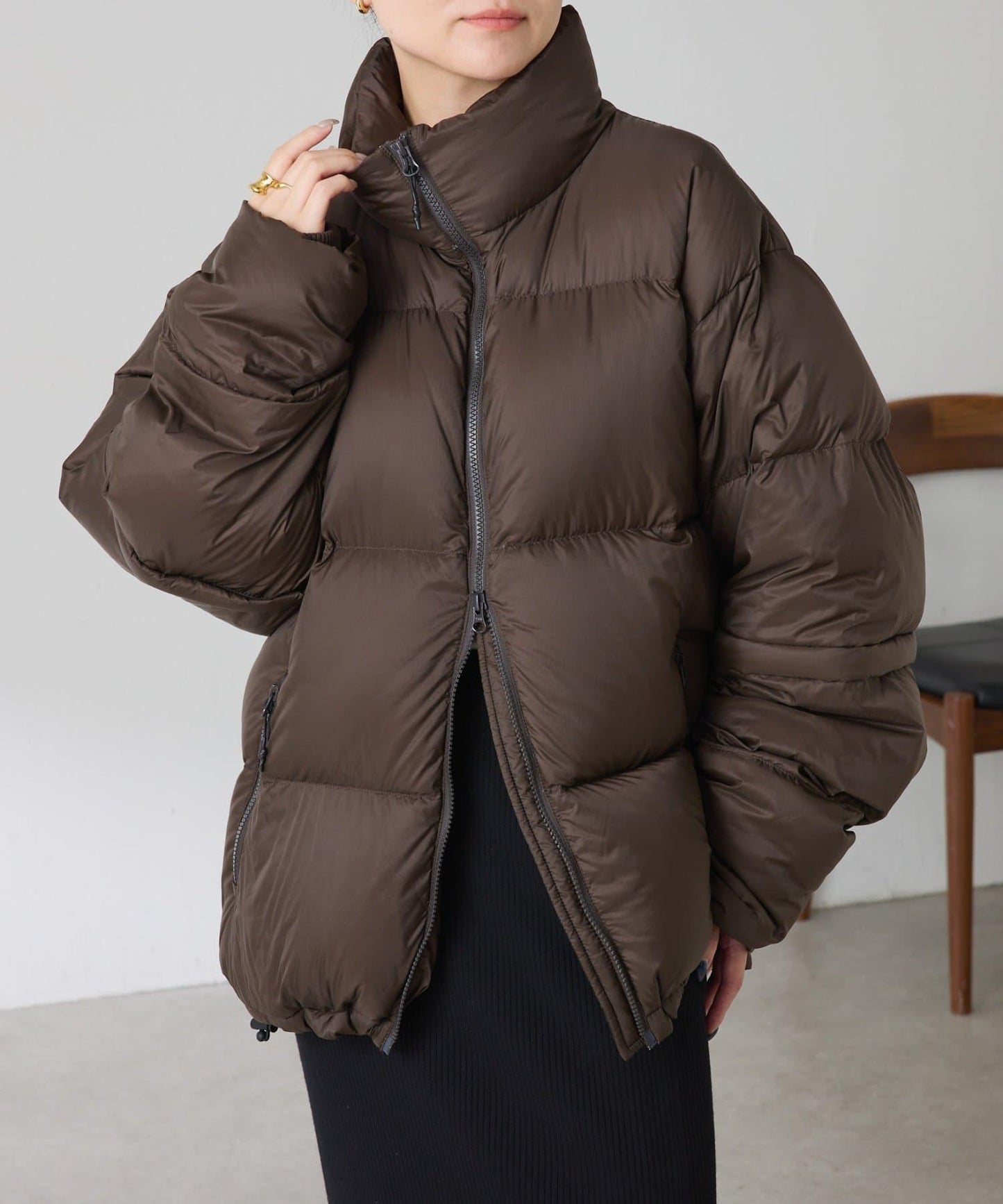 TAION聯名款 2WAY蓬鬆羽絨服