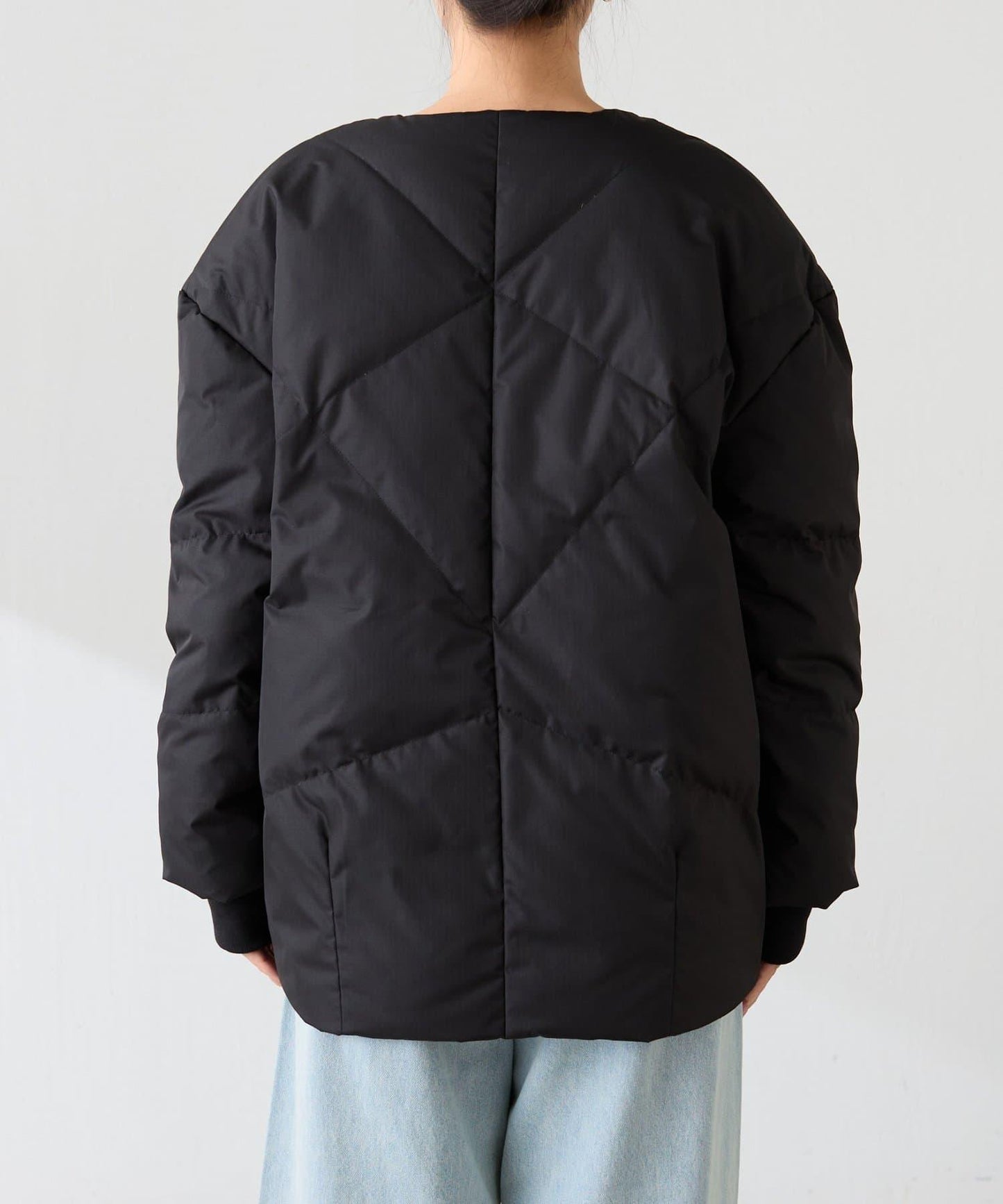 TAION聯名款 無領帶圍巾羽絨服