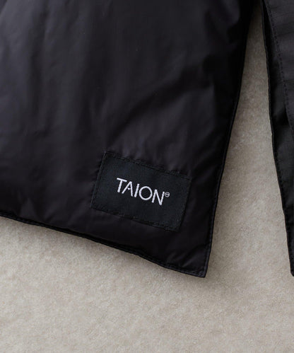 TAION聯名款 無領帶圍巾羽絨服