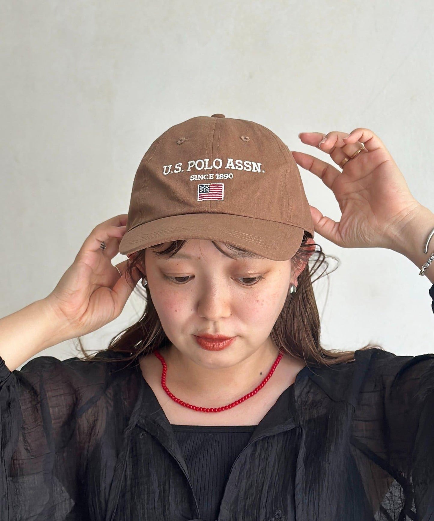 U.S. POLO ASSN. 星條旗棒球帽
