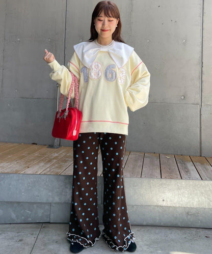 HELLO.SANFRANCISCO 蝴蝶結大翻領襯衫