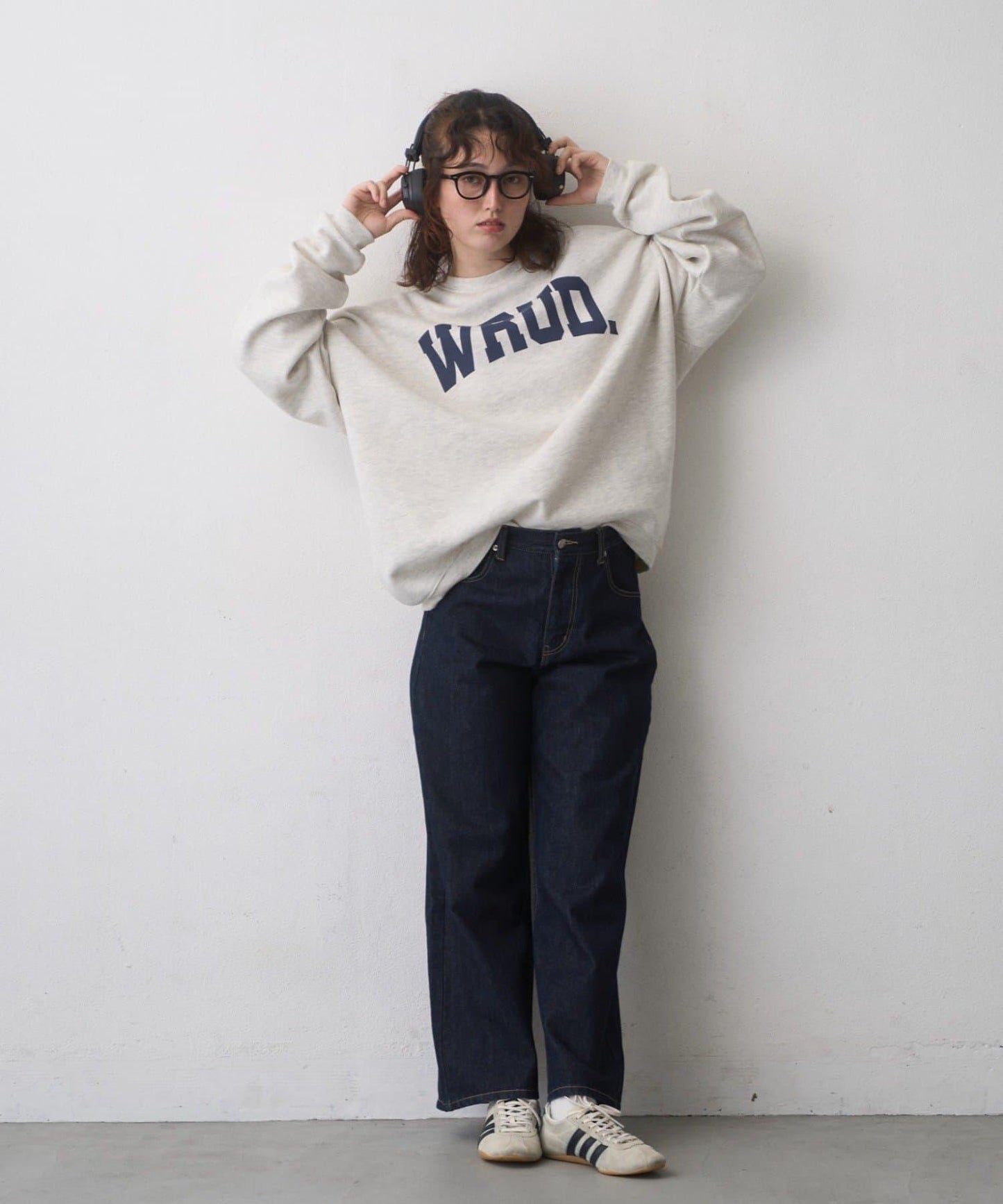 WRUD. 寬鬆加絨Logo衛衣