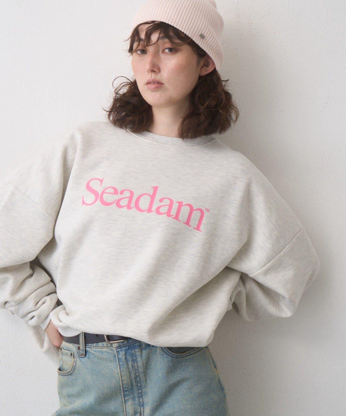 SEADAM加絨Logo衛衣