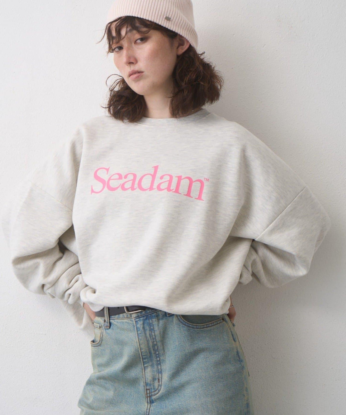 SEADAM加絨Logo衛衣