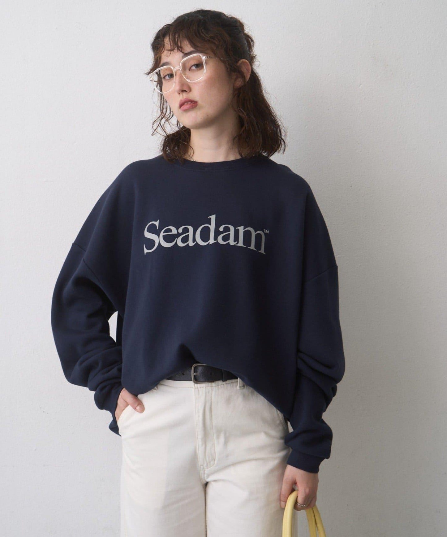 SEADAM加絨Logo衛衣