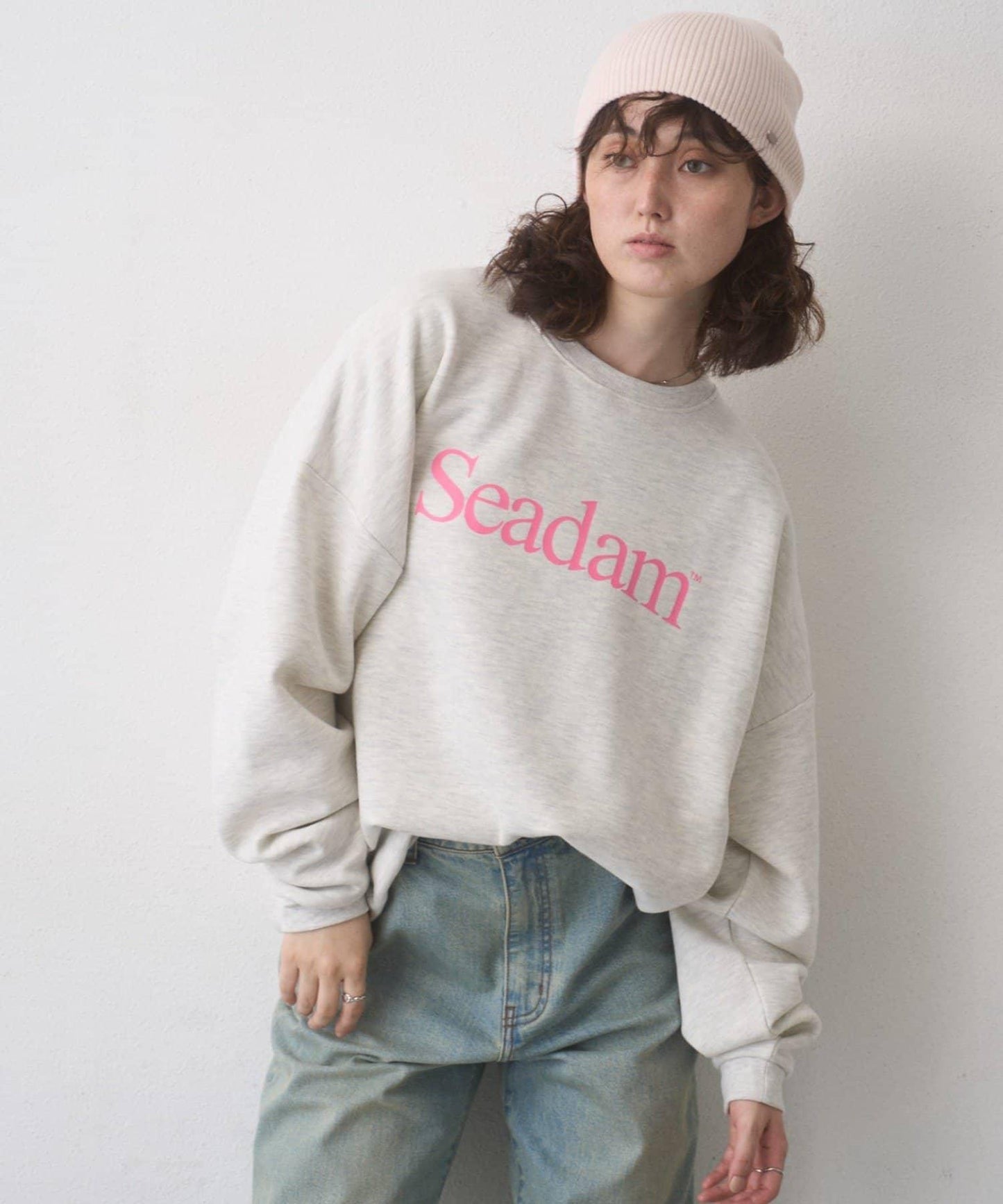 SEADAM加絨Logo衛衣