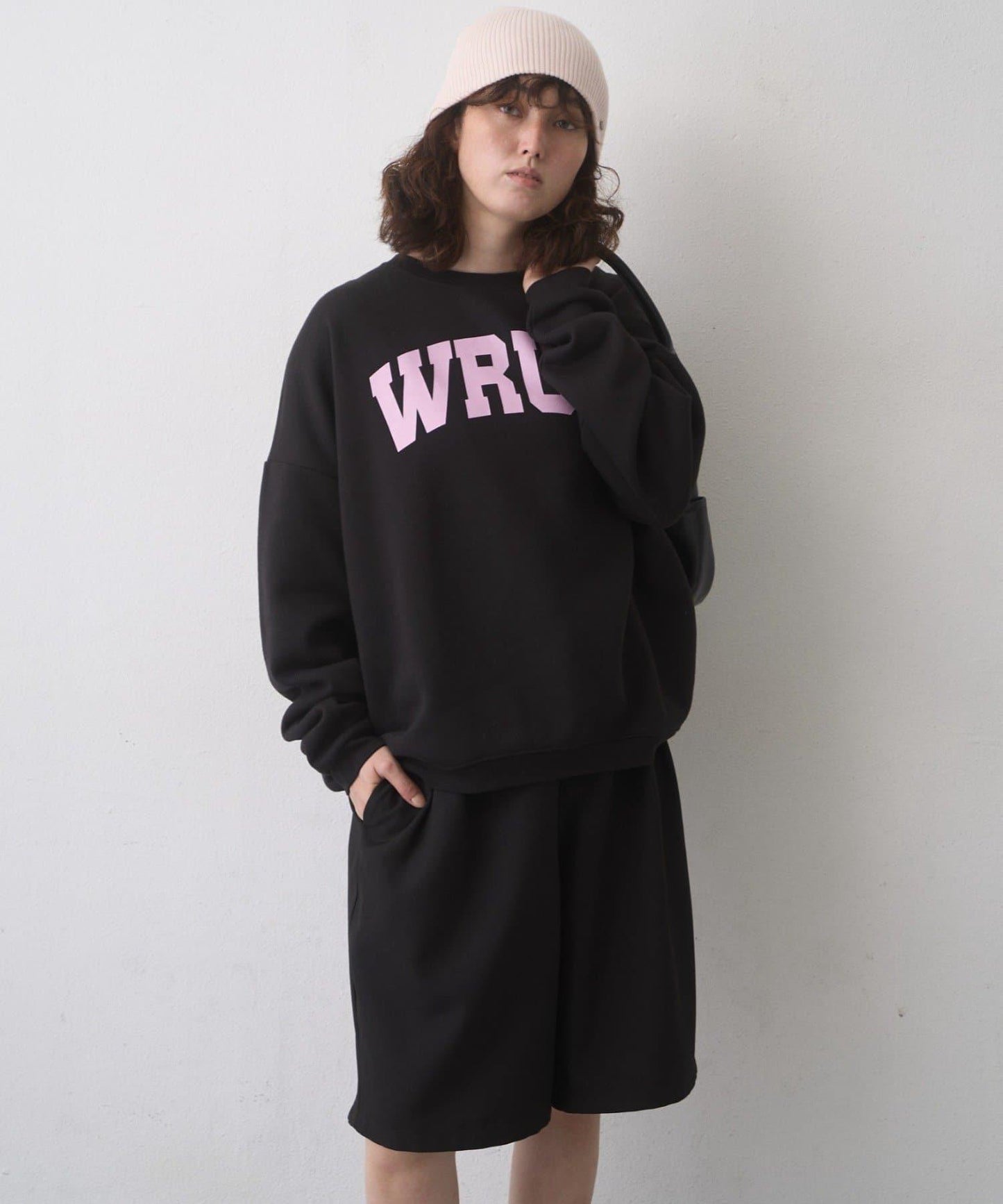 WRUD. 寬鬆加絨Logo衛衣
