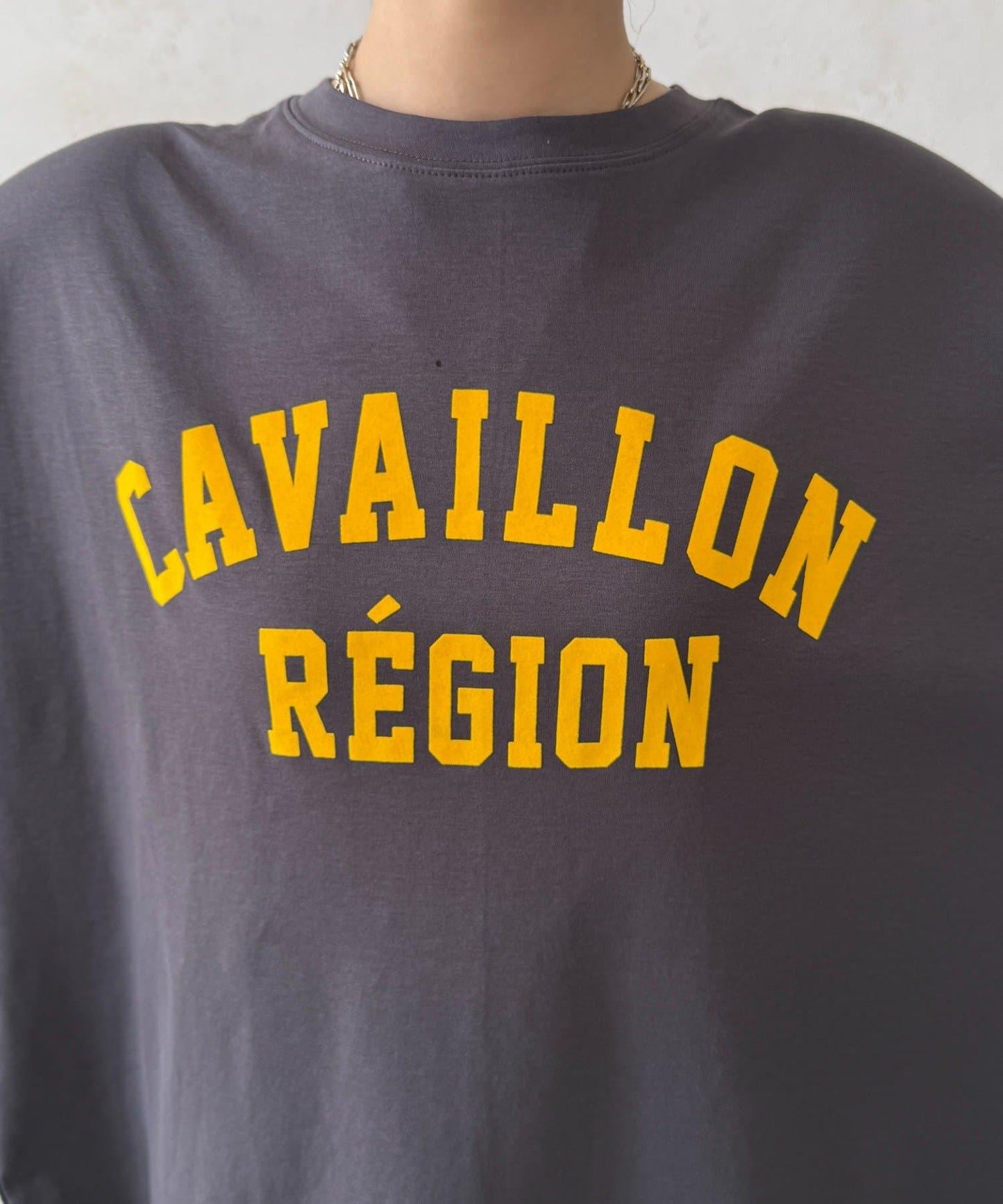 CAVAILLON REGION 蝙蝠袖印花長袖T恤