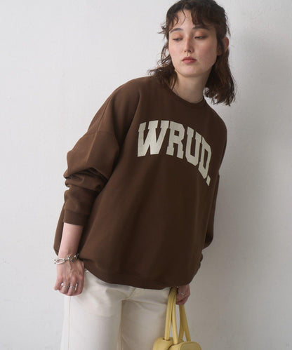 WRUD. 寬鬆加絨Logo衛衣