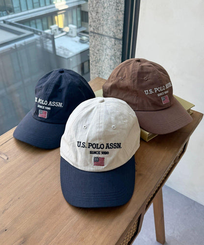 U.S. POLO ASSN. 星條旗棒球帽