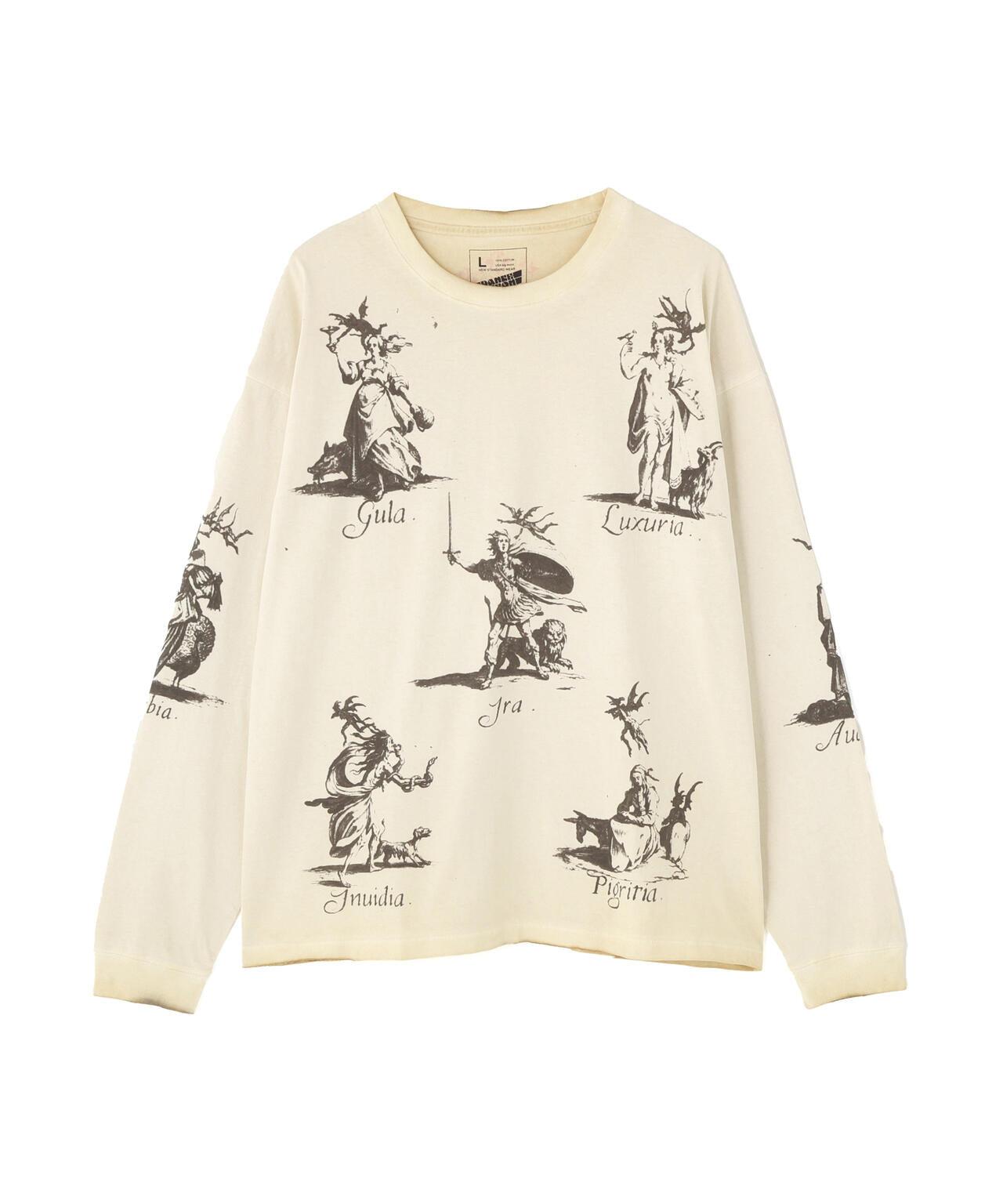 DankeSchon/ダンケシェーン/SPRAYBURN L/S TEE SEVEN