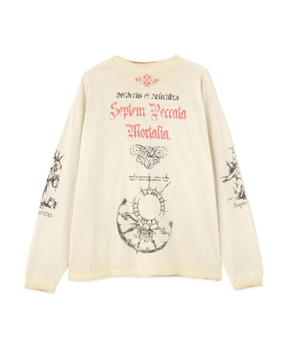 DankeSchon/ダンケシェーン/SPRAYBURN L/S TEE SEVEN
