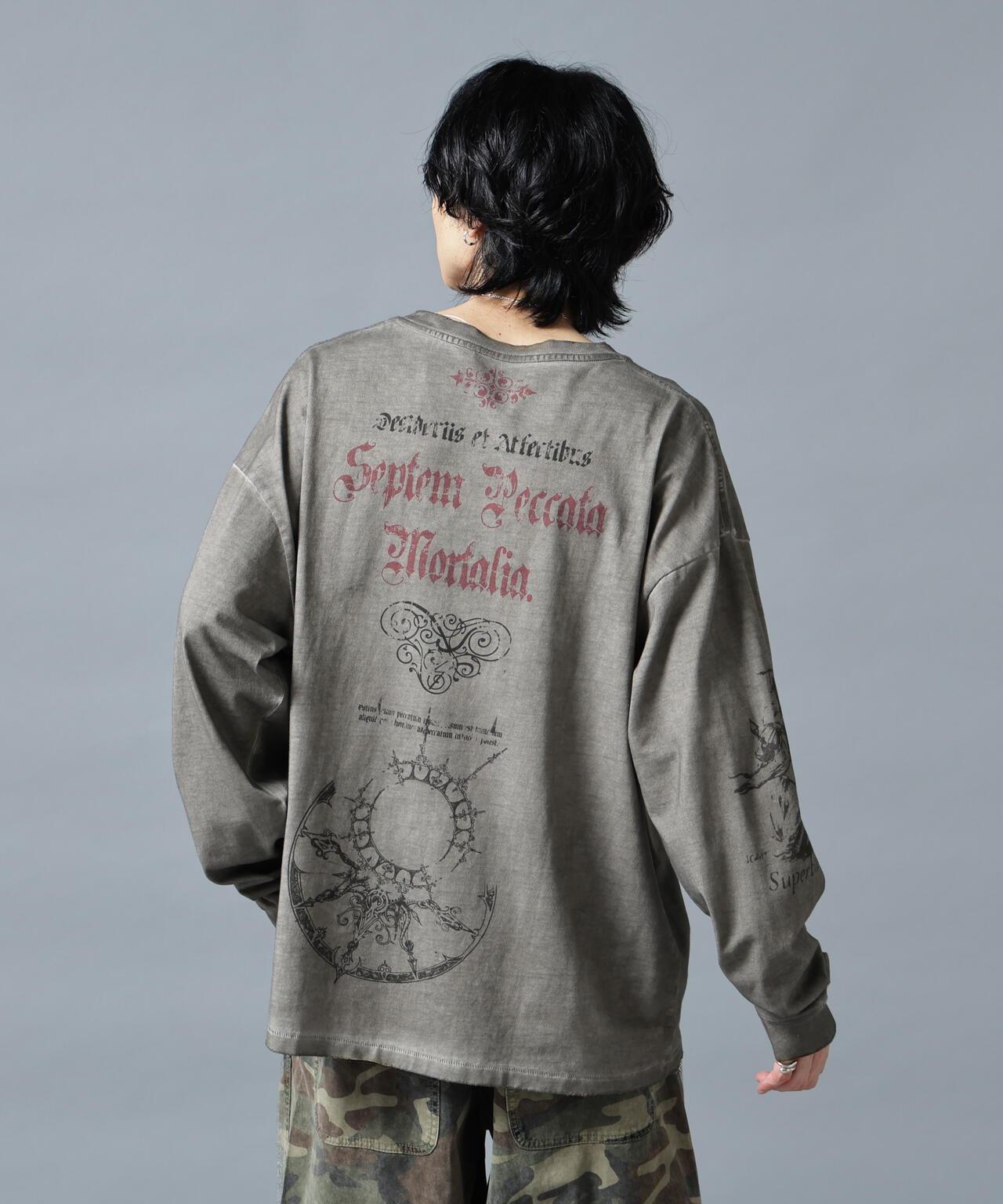 DankeSchon/ダンケシェーン/SPRAYBURN L/S TEE SEVEN