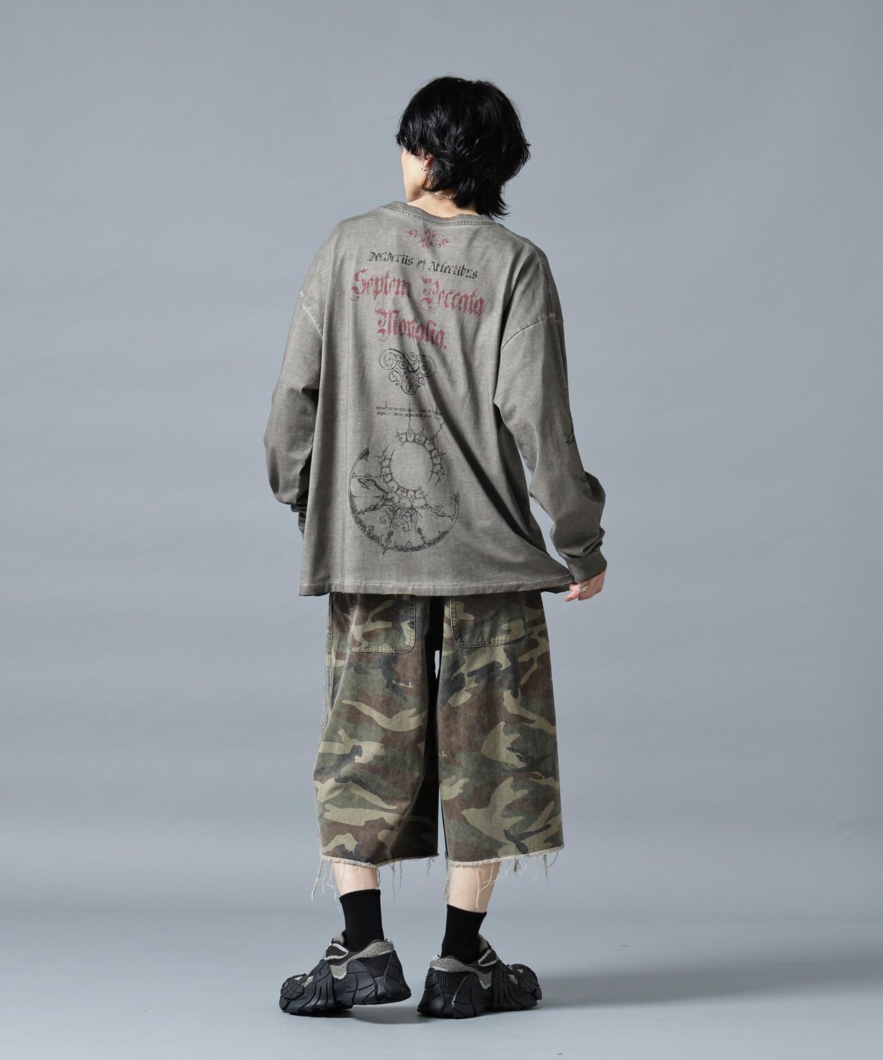 DankeSchon/ダンケシェーン/SPRAYBURN L/S TEE SEVEN
