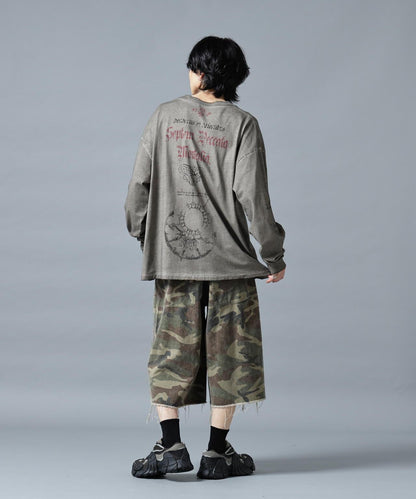 DankeSchon/ダンケシェーン/SPRAYBURN L/S TEE SEVEN