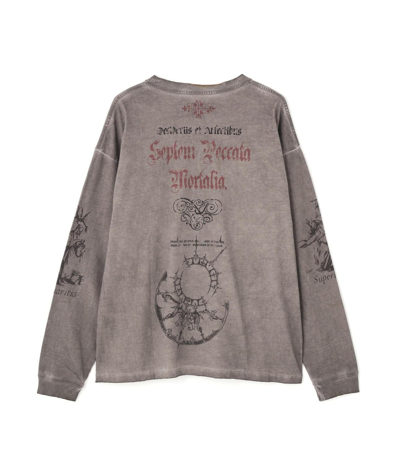 DankeSchon/ダンケシェーン/SPRAYBURN L/S TEE SEVEN