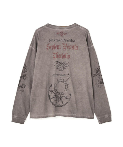 DankeSchon/ダンケシェーン/SPRAYBURN L/S TEE SEVEN